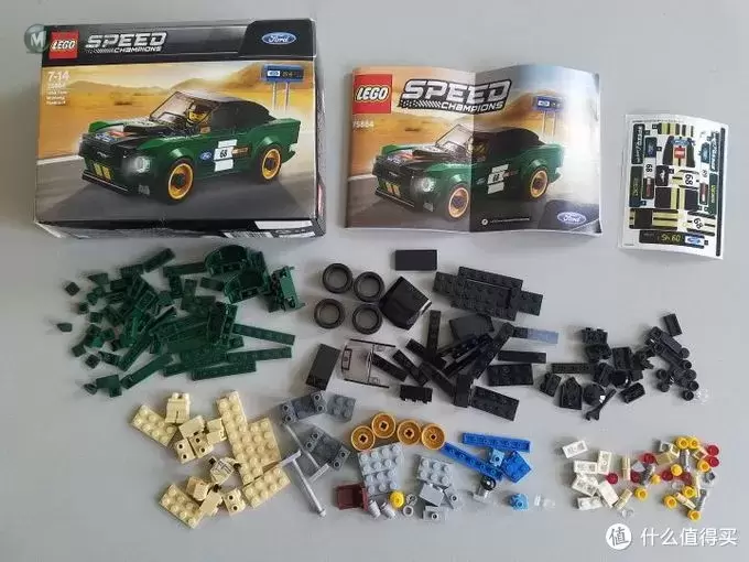 LEGO 乐高 SPEED系列 75884 1968款福特野马