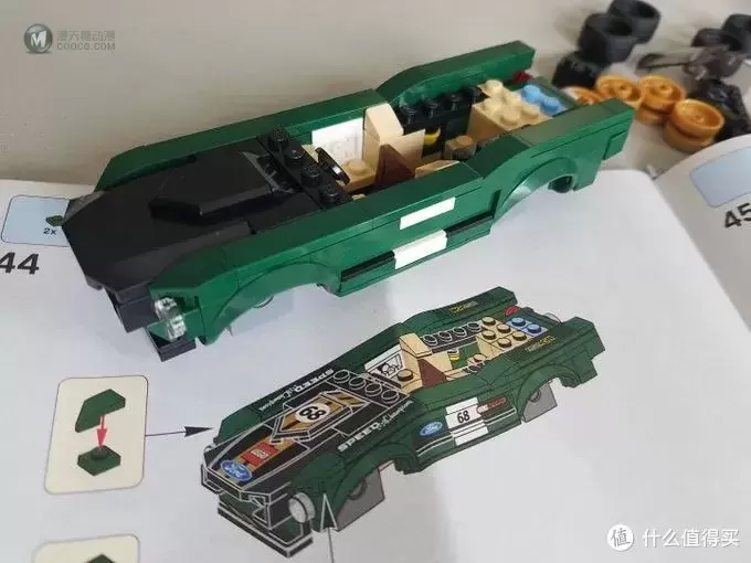 LEGO 乐高 SPEED系列 75884 1968款福特野马