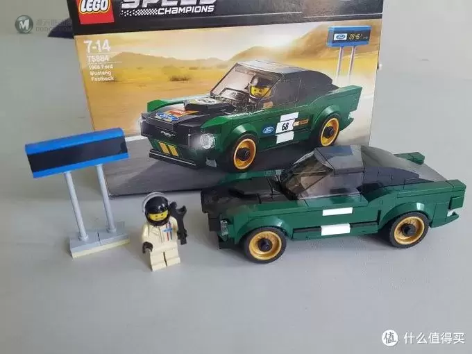 LEGO 乐高 SPEED系列 75884 1968款福特野马