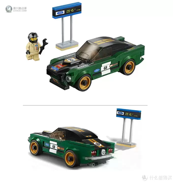 LEGO 乐高 SPEED系列 75884 1968款福特野马