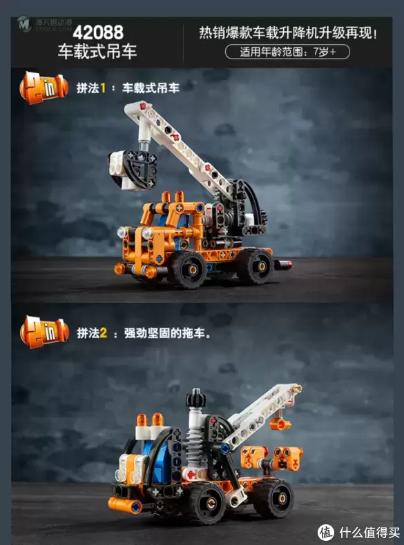 LEGO 篇十一：惊喜红包+暴力神券=乐高年货玩具—京东商城超值价入手LEGO机械组车载式吊车（42088）玩具