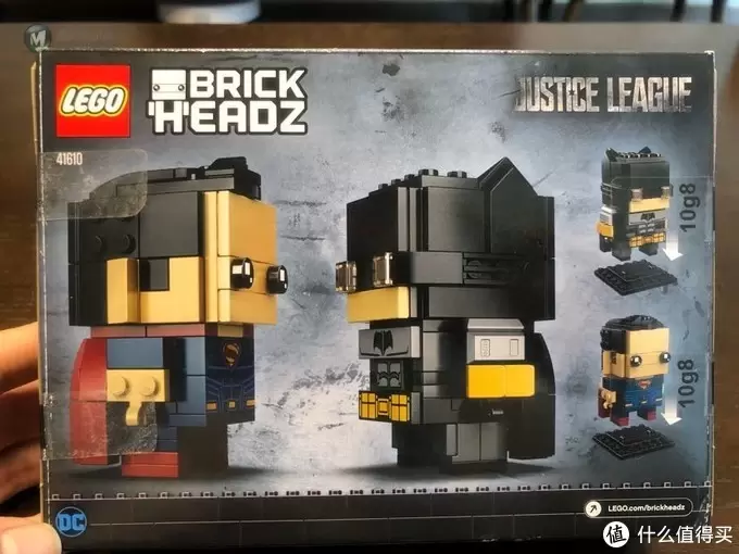 乐高 方头仔 篇四：LEGO乐高 BrickHeadz方头仔41610蝙蝠侠和超人战略套装