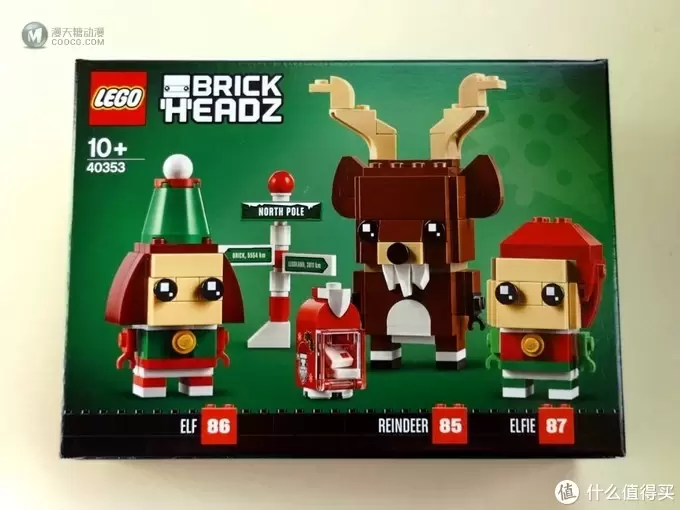 史上第一套三人装方头仔出现——Brickheadz 40353 Reindeer, Elf and Elfie