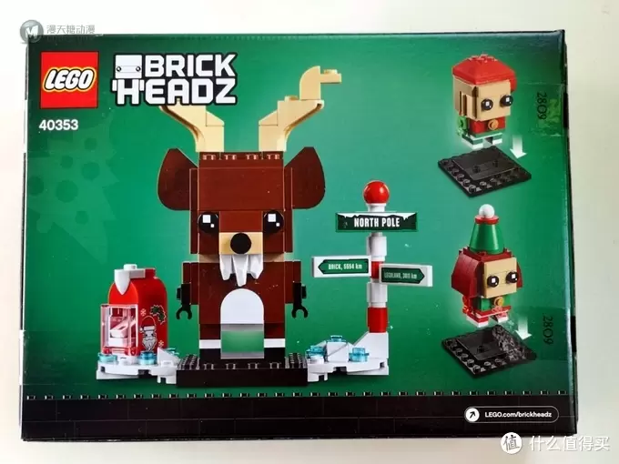 史上第一套三人装方头仔出现——Brickheadz 40353 Reindeer, Elf and Elfie