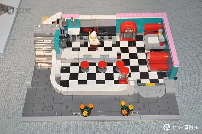 单反毁一生，LEGO穷三代 篇一百三十二：LEGO 乐高 街景 10260 Downtown Diner 美式怀旧餐厅