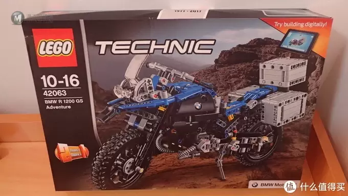 存钱买LEGO 篇十：TECHNIC 科技系列 42063 宝马水鸟 R1200GS ADV