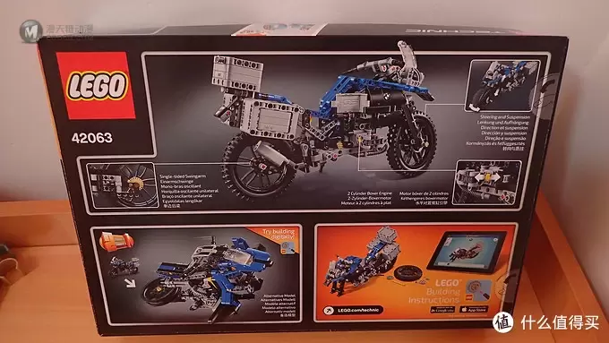 存钱买LEGO 篇十：TECHNIC 科技系列 42063 宝马水鸟 R1200GS ADV