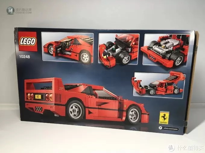 我的LEGO 篇九：还是为了那骚红色的情怀 -- LEGO 10248 F40 迟到的开箱