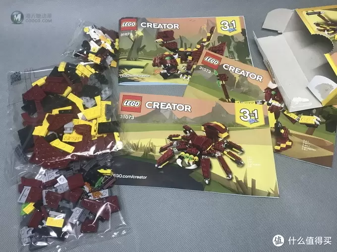 618大采购 篇七：LEGO 乐高 Creator 创意百变组 31073 神秘怪兽