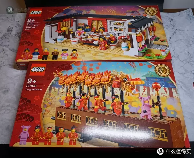 排骨猪玩具书房 篇二十一：Lego 80102  舞龙  开箱速报