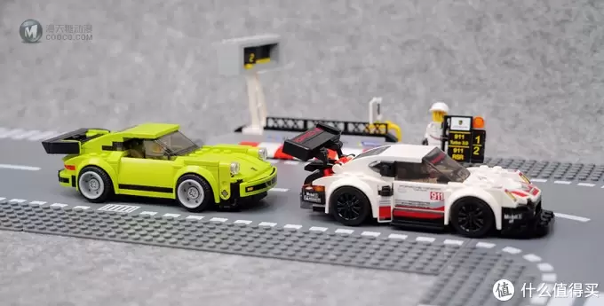 手残劝退！LEGO 乐高 Speed Champion 系列 保时捷 911 RSR & Turbo3.0 75888 开箱