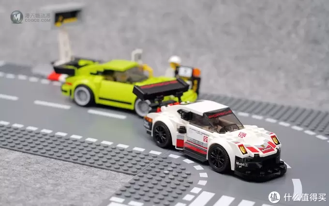 手残劝退！LEGO 乐高 Speed Champion 系列 保时捷 911 RSR & Turbo3.0 75888 开箱