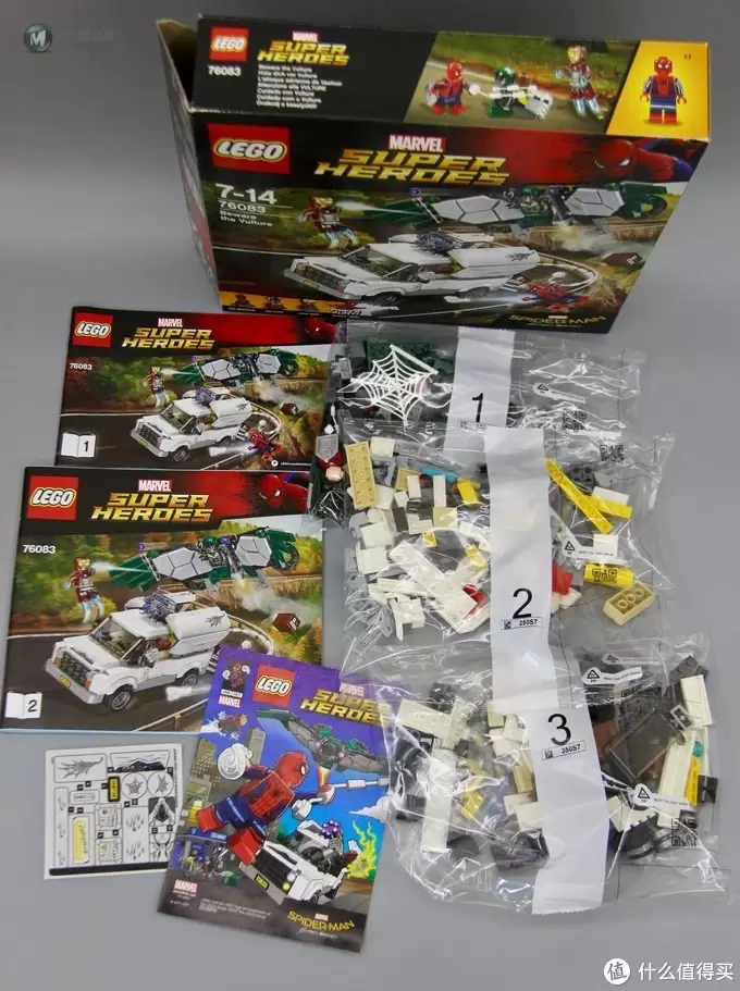 不惑大叔的legogo 篇二十七：归去来兮：LEGO 乐高 76083 超级英雄系列之蜘蛛侠与秃鹰开箱