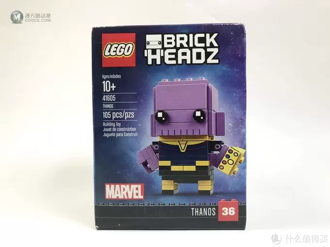 萌萌的大头：LEGO 乐高 41605 BrickHeadz Thanos 灭霸