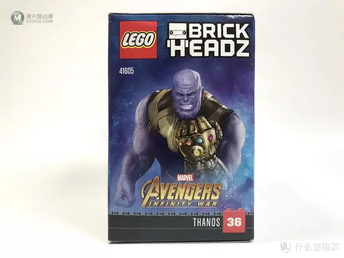 萌萌的大头：LEGO 乐高 41605 BrickHeadz Thanos 灭霸