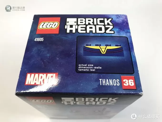 萌萌的大头：LEGO 乐高 41605 BrickHeadz Thanos 灭霸