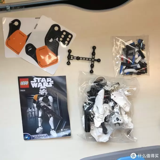 乐高这个大坑 篇五十六：白兵真爱粉！Lego 乐高 75531 Star Wars 白兵模型开箱