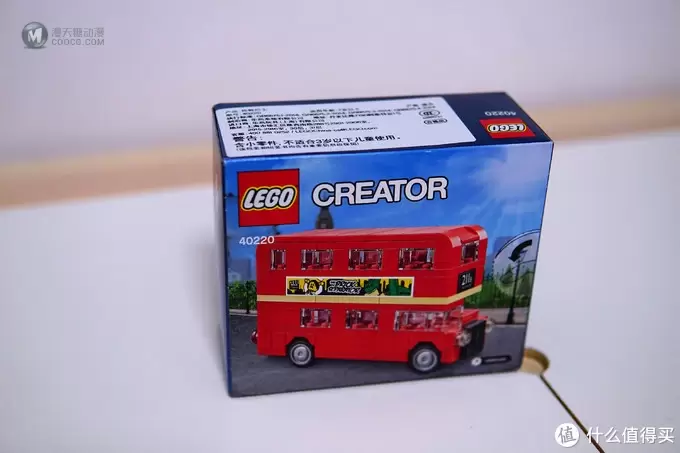 小而传神：LEGO 乐高 40220 小版双层巴士开箱