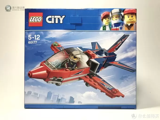 稍微丑了点：LEGO 乐高 60177 空中特技喷气机开箱