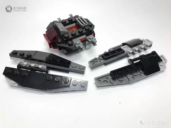 买人仔送载具：LEGO 乐高 迷你战队 75196 A翼战机对战TIE静默者