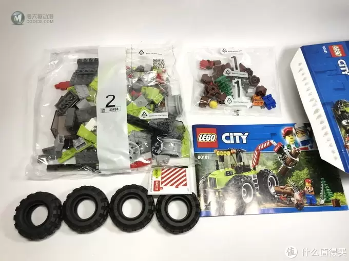 玩法多样：LEGO 乐高 城市系列 60181 林业工程车