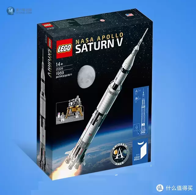 这个暑假玩过的乐高《土星5号超重型运载火箭》