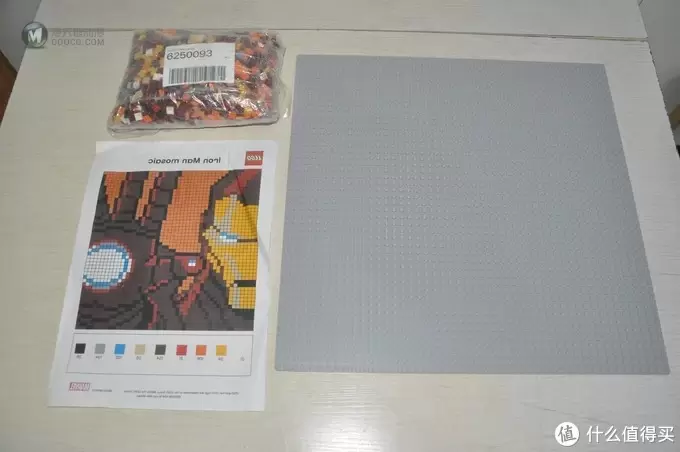 单反毁一生，LEGO穷三代 篇一百零六：LEGO 乐高 6250093 Iron Man Mosaic 钢铁侠马赛克画