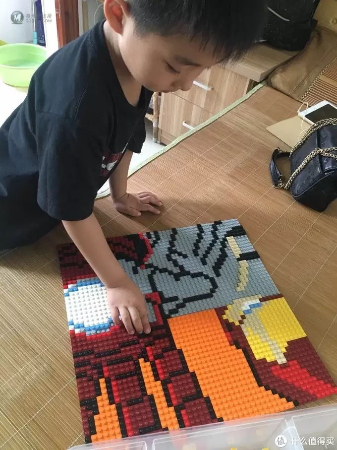 单反毁一生，LEGO穷三代 篇一百零六：LEGO 乐高 6250093 Iron Man Mosaic 钢铁侠马赛克画