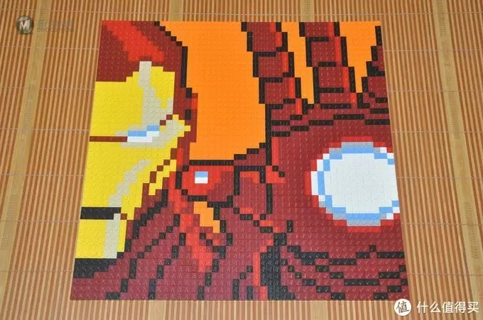 单反毁一生，LEGO穷三代 篇一百零六：LEGO 乐高 6250093 Iron Man Mosaic 钢铁侠马赛克画