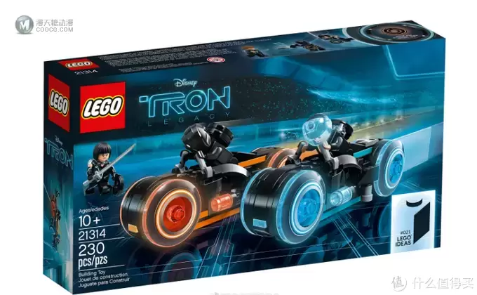 忍者版Tron: Legacy？LEGO 乐高 幻影忍者 Ninjago 巨轮摩托车追击战 70639