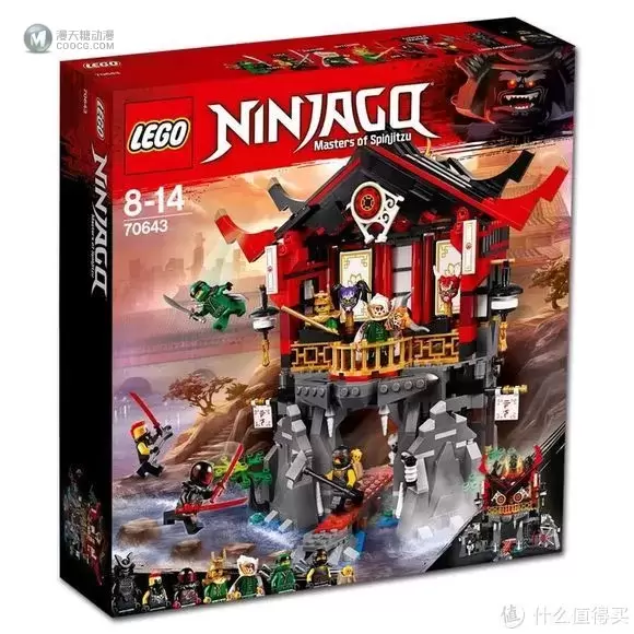 忍者版Tron: Legacy？LEGO 乐高 幻影忍者 Ninjago 巨轮摩托车追击战 70639