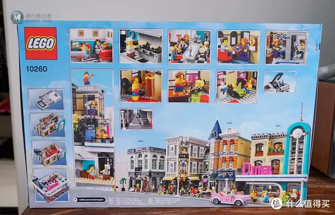 2018年街景新品 LEGO 乐高 10260 DOWNTOWN DINER 城中餐厅