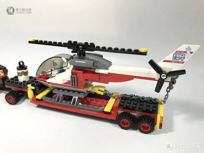 LEGO 乐高 City 城市系列 60183 重型直升机运输车