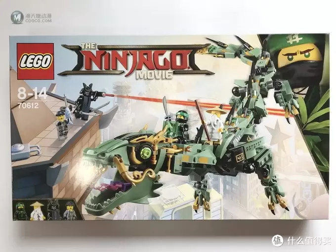 飞龙在天：LEGO 乐高 70612 幻影忍者 Ninjago 绿忍者的飞天机甲神龙