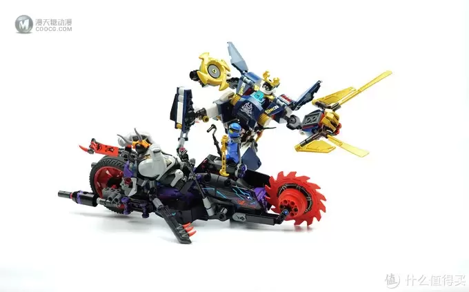 东方蒸汽朋克之美 - 乐高Lego 幻影忍者 Ninjago 武士X大战锯齿摩托车 70642详细评测