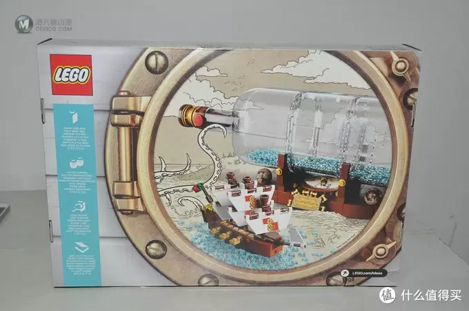 单反毁一生，LEGO穷三代 篇一百零四：LEGO 乐高 Ideas 创意系列 21313 Ship in a Bottle 瓶中船