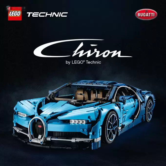 乐高迷的儿童节新玩具：LEGO Technic 乐高机械组 推出 Bugatti 布加迪 Chiron 1：8模型