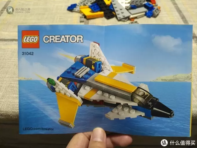 3种玩法的滑翔机：LEGO 乐高 31042 开箱