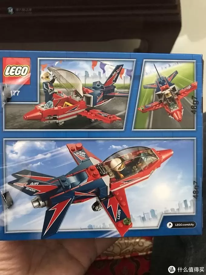 99元的乐高玩具：LEGO 乐高 城市SX60177 空中特技喷气机 组装分享