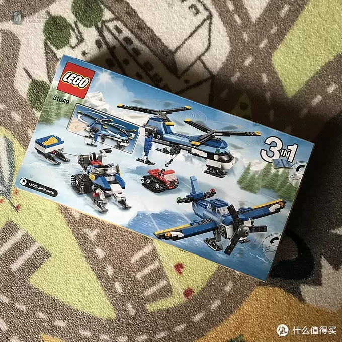 乐高这个大坑 篇四十六：#全民分享季#Lego Creation 31049 双螺旋翼直升机