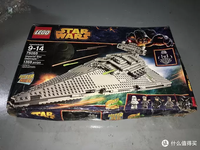 不惑大叔的legogo 篇二十一：沙场利剑：LEGO 乐高 75055 星球大战之帝国歼星舰 开箱