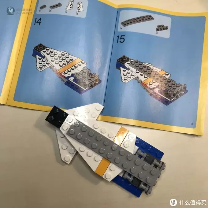 乐高这个大坑 篇四十四：#全民分享季#LEGO 乐高 31042 创意百变三合一系列之超级滑翔机 晒单