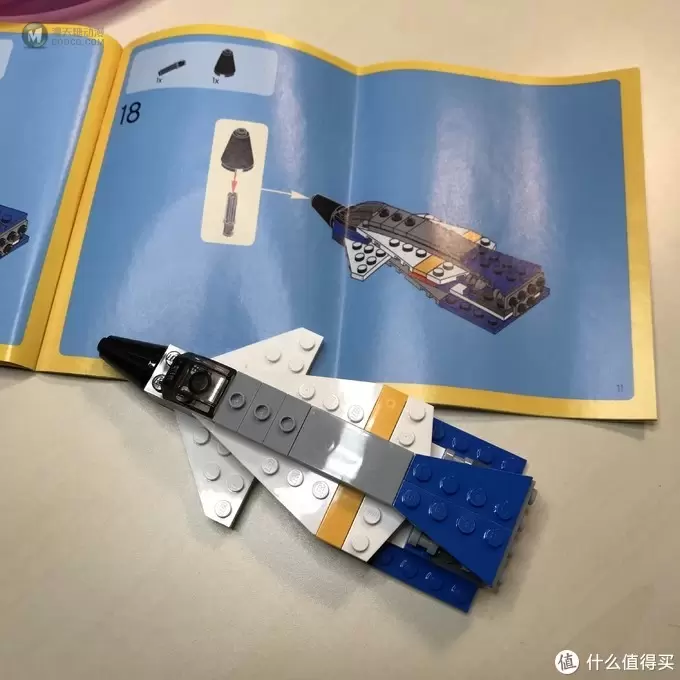 乐高这个大坑 篇四十四：#全民分享季#LEGO 乐高 31042 创意百变三合一系列之超级滑翔机 晒单