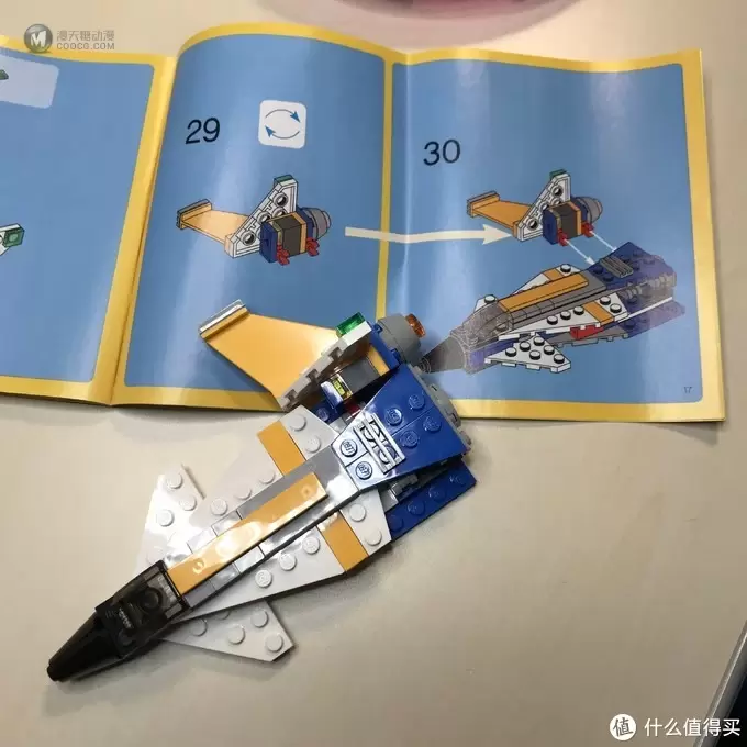 乐高这个大坑 篇四十四：#全民分享季#LEGO 乐高 31042 创意百变三合一系列之超级滑翔机 晒单