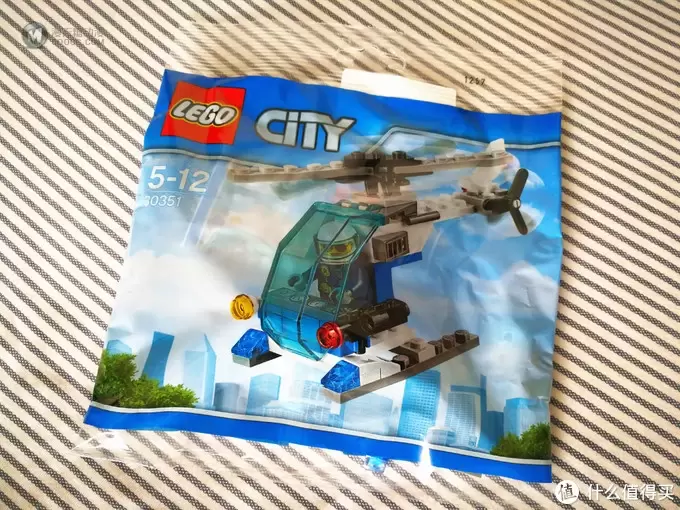 #剁主计划-北京#初玩乐高—LEGO 乐高 30351 警用直升机 开箱