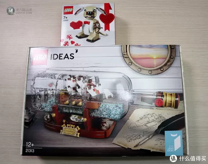 被套路的乐高：LEGO 乐高 Ideas 21313 瓶中船 开箱