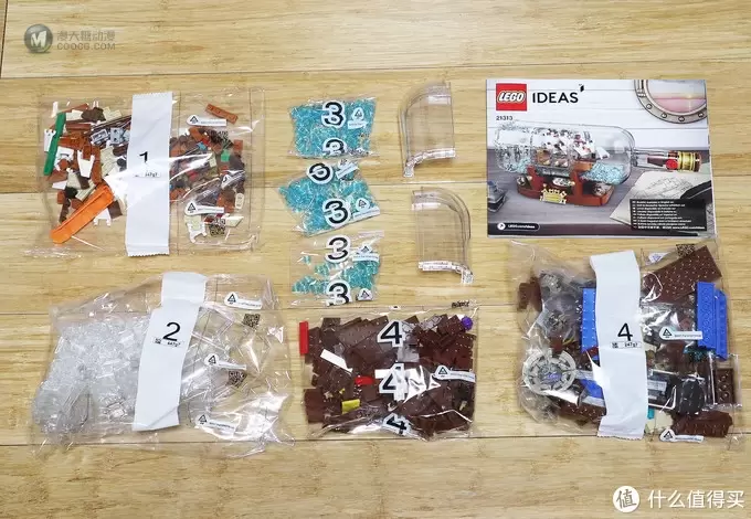 被套路的乐高：LEGO 乐高 Ideas 21313 瓶中船 开箱