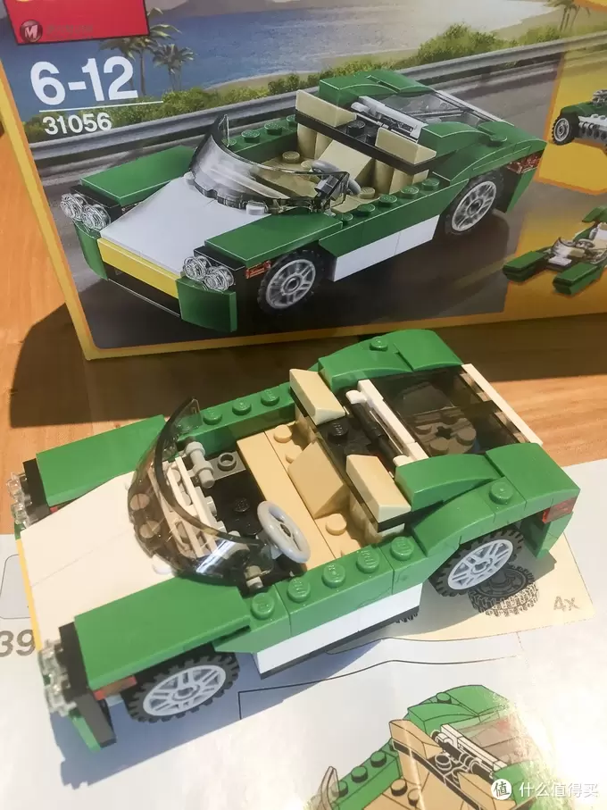 少爷的乐高系列 篇五：LEGO 乐高 31056 绿色敞篷车 开箱