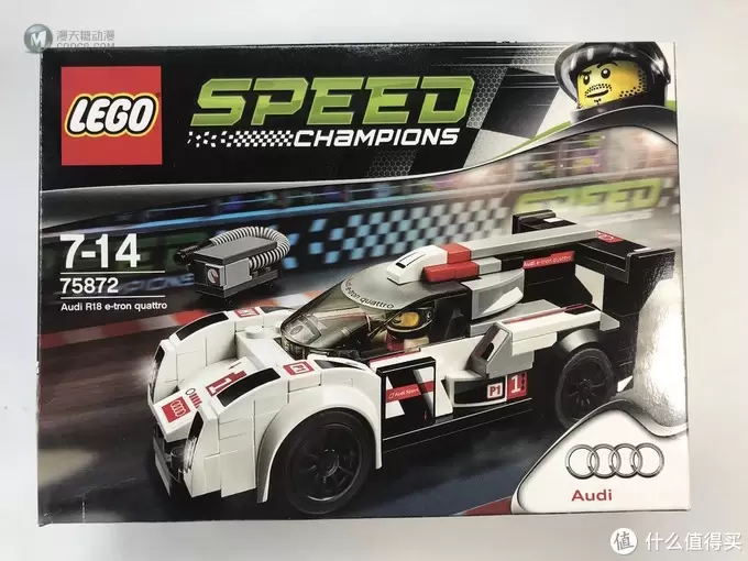 LEGO 乐高 拼拼乐 75872 超级赛车系列 Audi R18 e-tron quattro 开箱