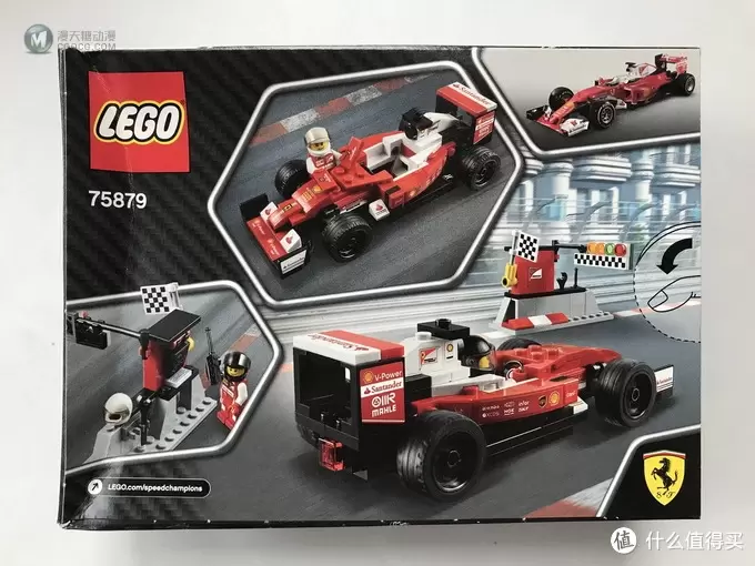 LEGO 乐高 拼拼乐 75879 Scuderia Ferrari 法拉利 SF16-H 晒单